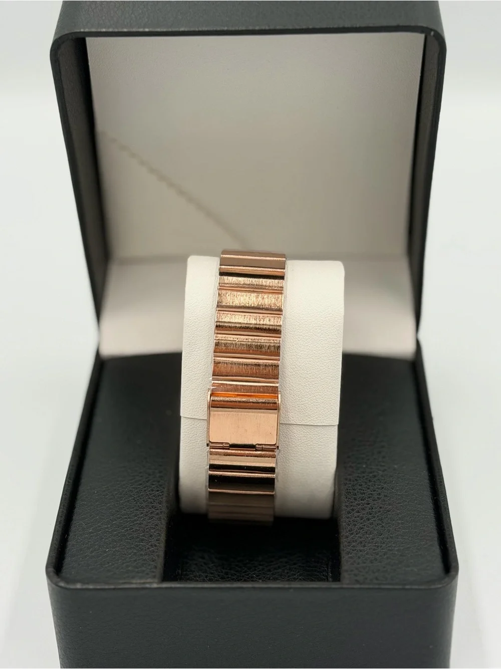 Rose Gold Women's Crystal Flower Dial Bracelet Watch - Multicolor Stones